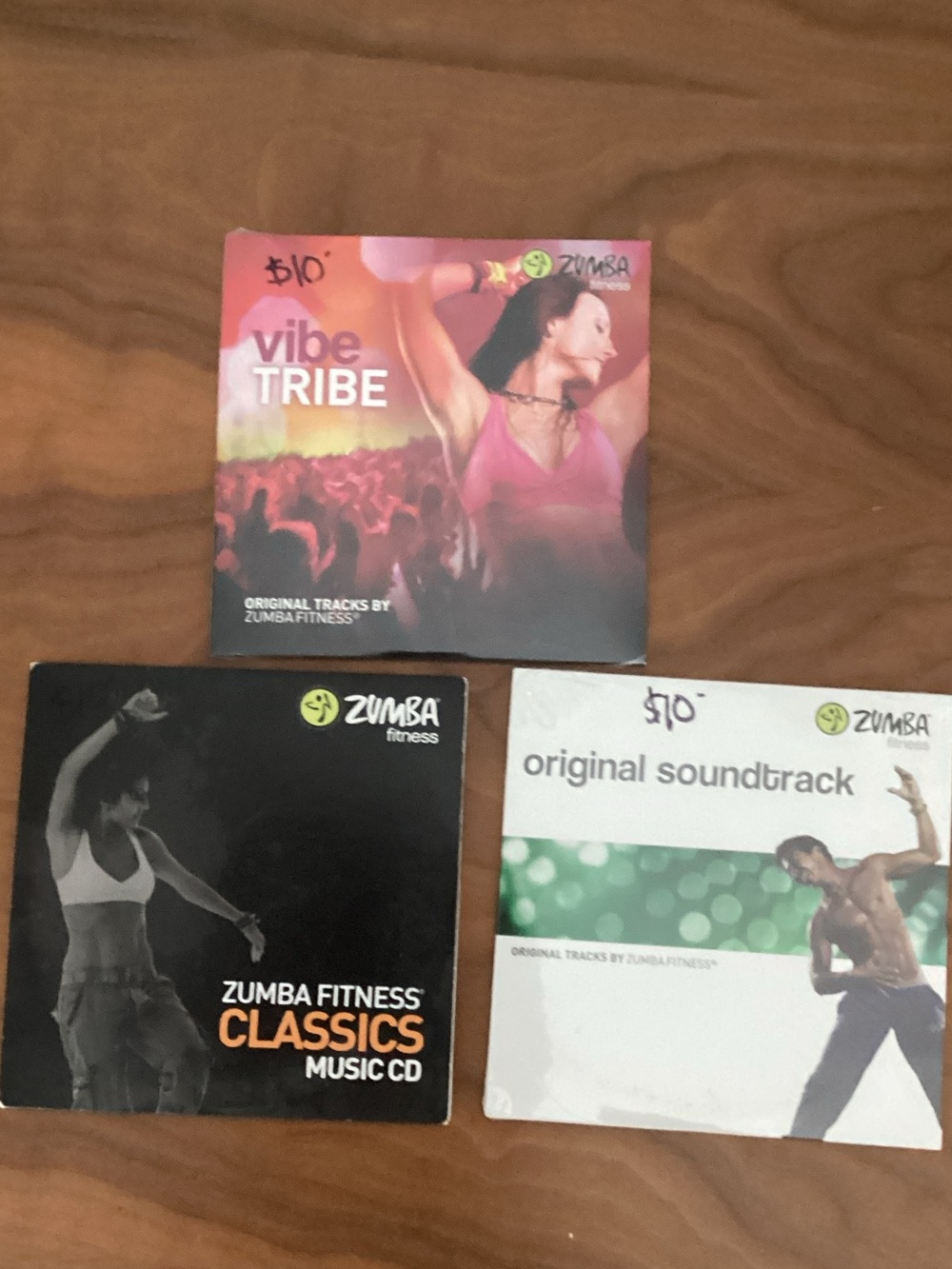 Zumba Fitness CDs Set – Pink, Black, White Covers